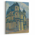 Vintage Architectural Wall Art - Historic Church in Vienna Pastel Print