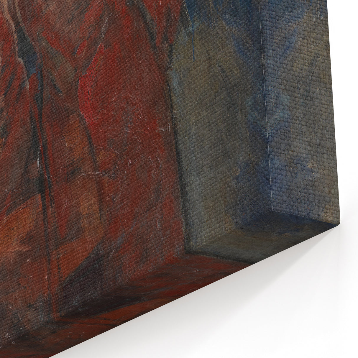 Dramatic Abstract Wall Art - The Black Prophet in Rich Dark Tones