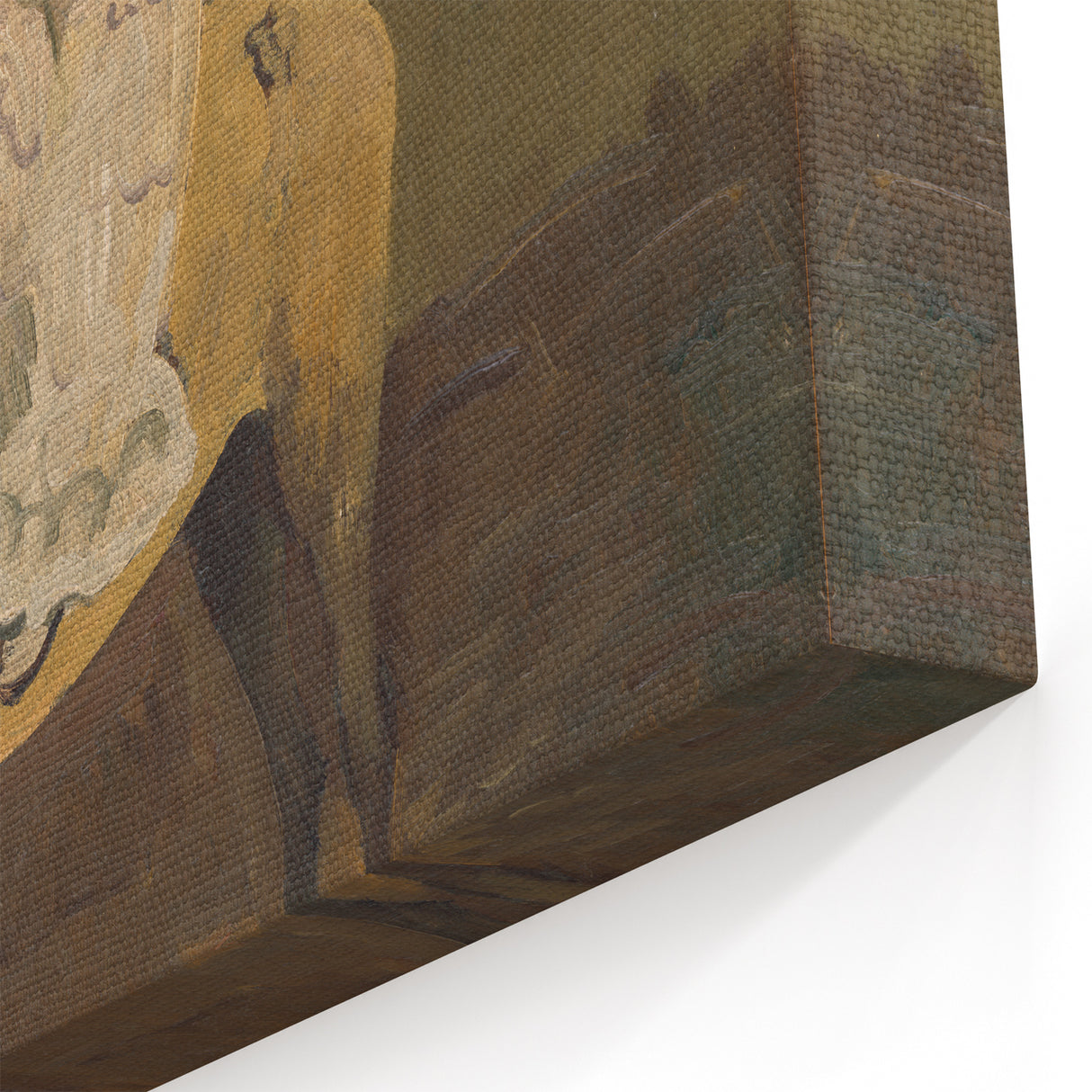 Vintage Equestrian Wall Art - Woman on Horseback in Earthy Tones