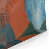 Modern Wall Art - Contemplative Abstract Portrait | Minimalist Art Print