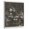 Modern Wall Art - Dramatic Boxing Match Scene | Monochrome Contemporary Print