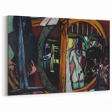Modern Wall Art - Bold Abstract Studio Scene | Intense Artistic Decor