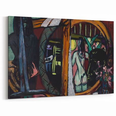 Modern Wall Art - Bold Abstract Studio Scene | Intense Artistic Decor