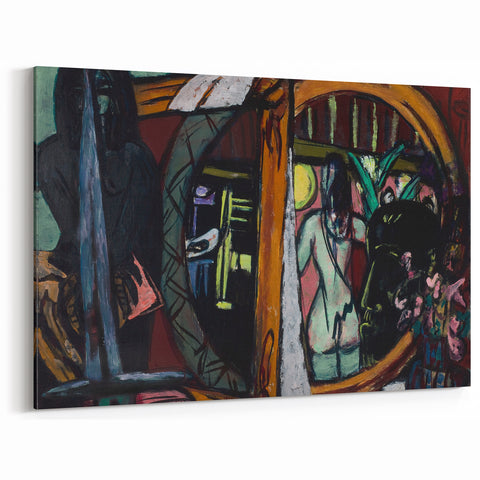 Modern Wall Art - Bold Abstract Studio Scene | Intense Artistic Decor