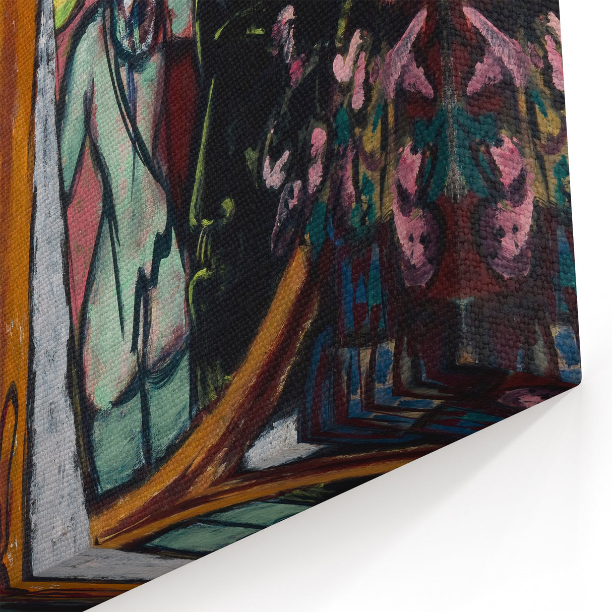 Modern Wall Art - Bold Abstract Studio Scene | Intense Artistic Decor