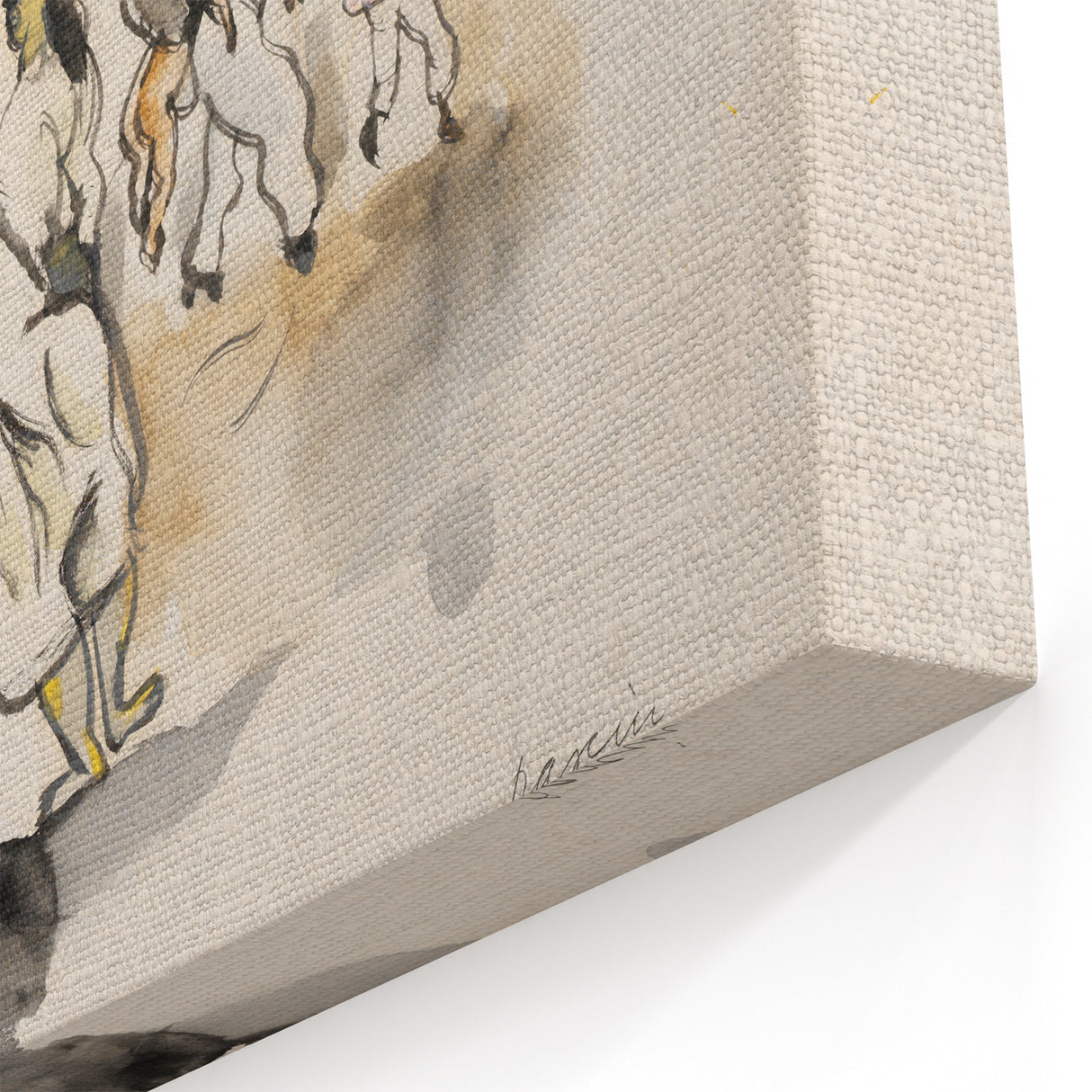 Modern Wall Art - Casual Street Scene | Lighthearted Social Decor