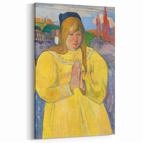 Young Christian Girl | Modern Art Print by Paul Gauguin