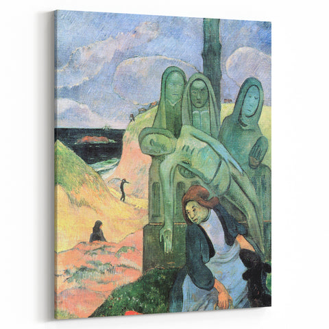 The Green Christ | Modern Art Print by Paul Gauguin