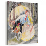 Vaudeville Bicycle Rider | Modern Art Print by Charles Demuth