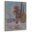 Winter River Landscape | Modern Art Print by Zolo Palugyay