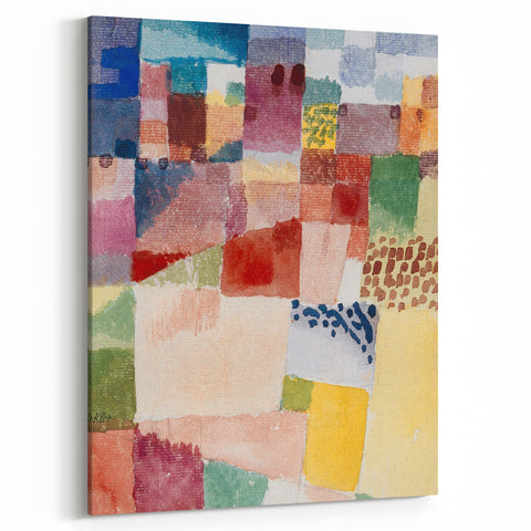 Colorful Abstract Motif | Modern Art Print by Paul Klee