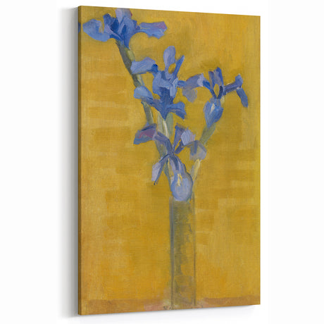 Irises in Vase | Modern Floral Art Print by Piet Mondrian