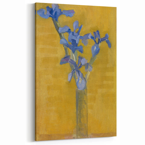 Irises in Vase | Modern Floral Art Print by Piet Mondrian