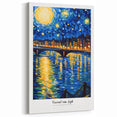 Vincent van Gogh Wall Art - Starry Night Over the Rhône Canvas Print