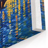 Vincent van Gogh Wall Art - Starry Night Over the Rhône Canvas Print