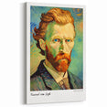Vincent van Gogh Wall Art - Famous Self Portrait Canvas Print