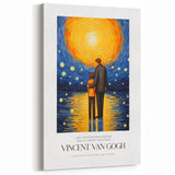 Vincent van Gogh Wall Art - Sunset Glow Father and Child Print