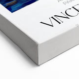 Starry Night Wall Art - Van Gogh Inspired Boat at Sunset Print