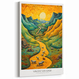 Van Gogh Art Prints - Pastoral Valley with Cattle Wall Art