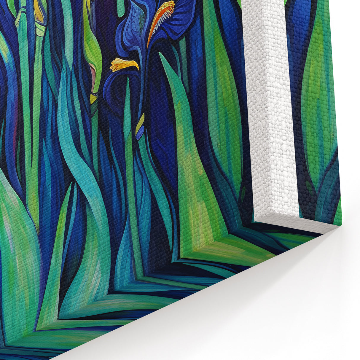 Starry Night Wall Art - Van Gogh Irises Canvas Print