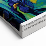 Starry Night Wall Art - Van Gogh Irises Canvas Print