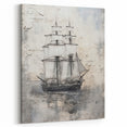 Tall Ship Wall Art - Nautical Canvas Print for Coastal Home Decor