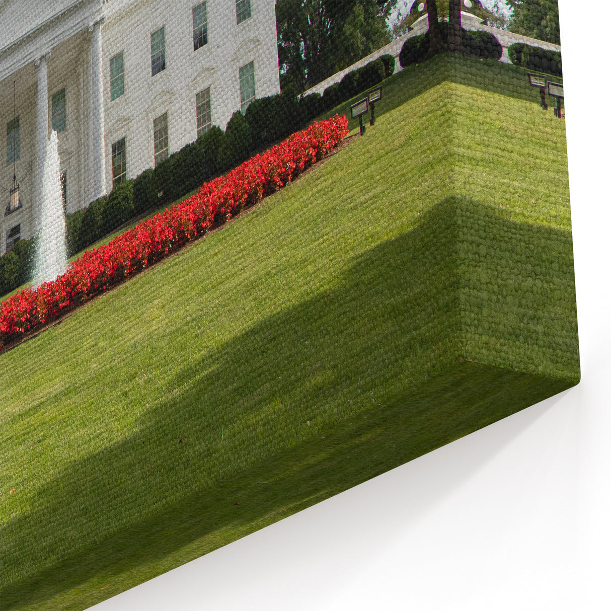 Daytime White House Wall Art – Washington DC Landmark Canvas Print