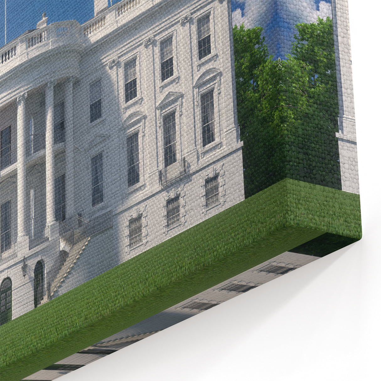 White House Wall Art – Historic Washington DC Landmark Canvas Print