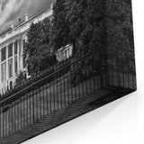 Black and White White House Wall Art – Iconic Washington DC Print
