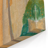 Modern Wall Art - Cypresses and Houses | Contemporary Art Print