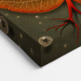 Mystical Leaf Art Print - Nature-Inspired Botanical Wall Decor Design