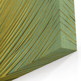 Golden Palm Leaf Art - Tropical Elegance Botanical Wall Decor Print