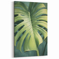 Modern Monstera Leaf Art Print - Elegant Botanical Wall Decor Design