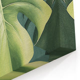 Modern Monstera Leaf Art Print - Elegant Botanical Wall Decor Design