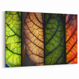 Seasonal Leaf Photography - Vibrant Close-Up Leaf Wall Art Print