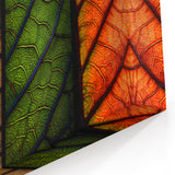 Seasonal Leaf Photography - Vibrant Close-Up Leaf Wall Art Print
