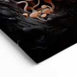 Nature Closeup Wall Art - Coral Pink Mushroom Macro Photography