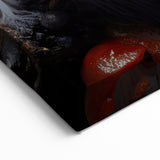 Macro Nature Photography Art - Orange Jellyfish-Like Mushroom Print