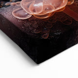 Floral Macro Wall Art - Vivid Orange Mushroom Closeup Photography