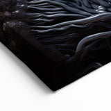 Vibrant Coral Wall Art - Fiery Red and Orange Macro Mushroom Print