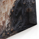 Mystical Mushroom Macro Art – Earthy Nature Closeup Wall Decor Print