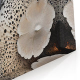 Twisted Branches and Mushroom Macro – Nature-Inspired Wall Art Print