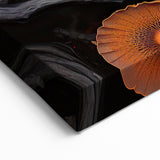 Twisted Branches and Mushroom Macro – Nature-Inspired Wall Art Print