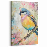 Vibrant Bird Animal Wall Art - Wildlife Painting for Home Decor