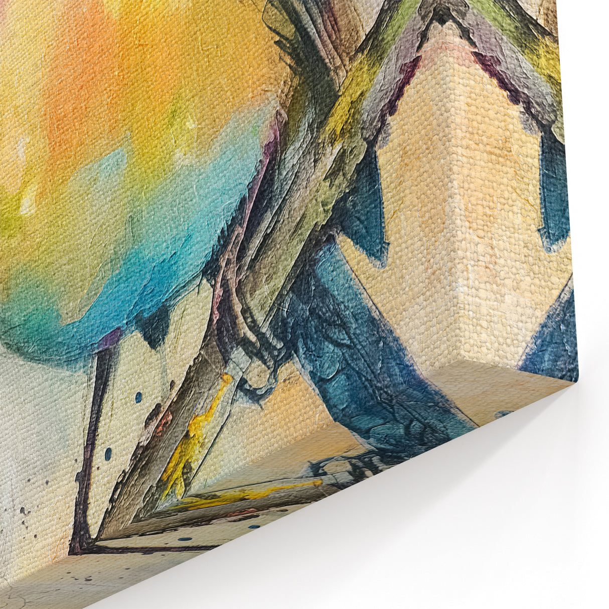 Vibrant Bird Animal Wall Art - Wildlife Painting for Home Decor