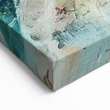 Blue and Pink Bird Wildlife Painting - Animal Canvas Wall Art for Home