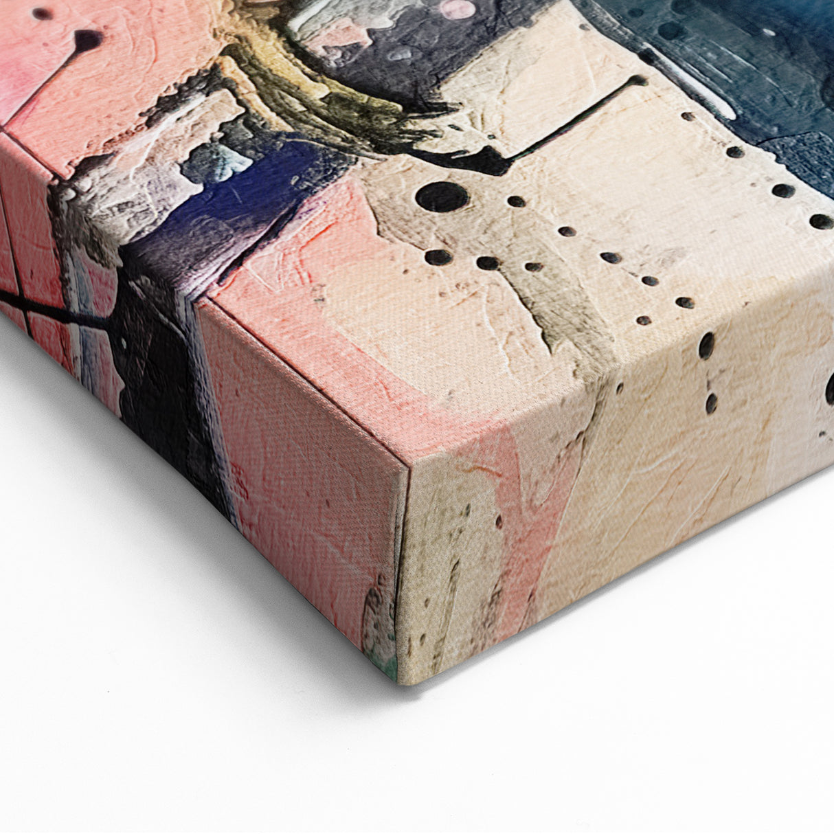 Vibrant Splatter Bird Wildlife Painting - Animal Canvas Wall Art for Home