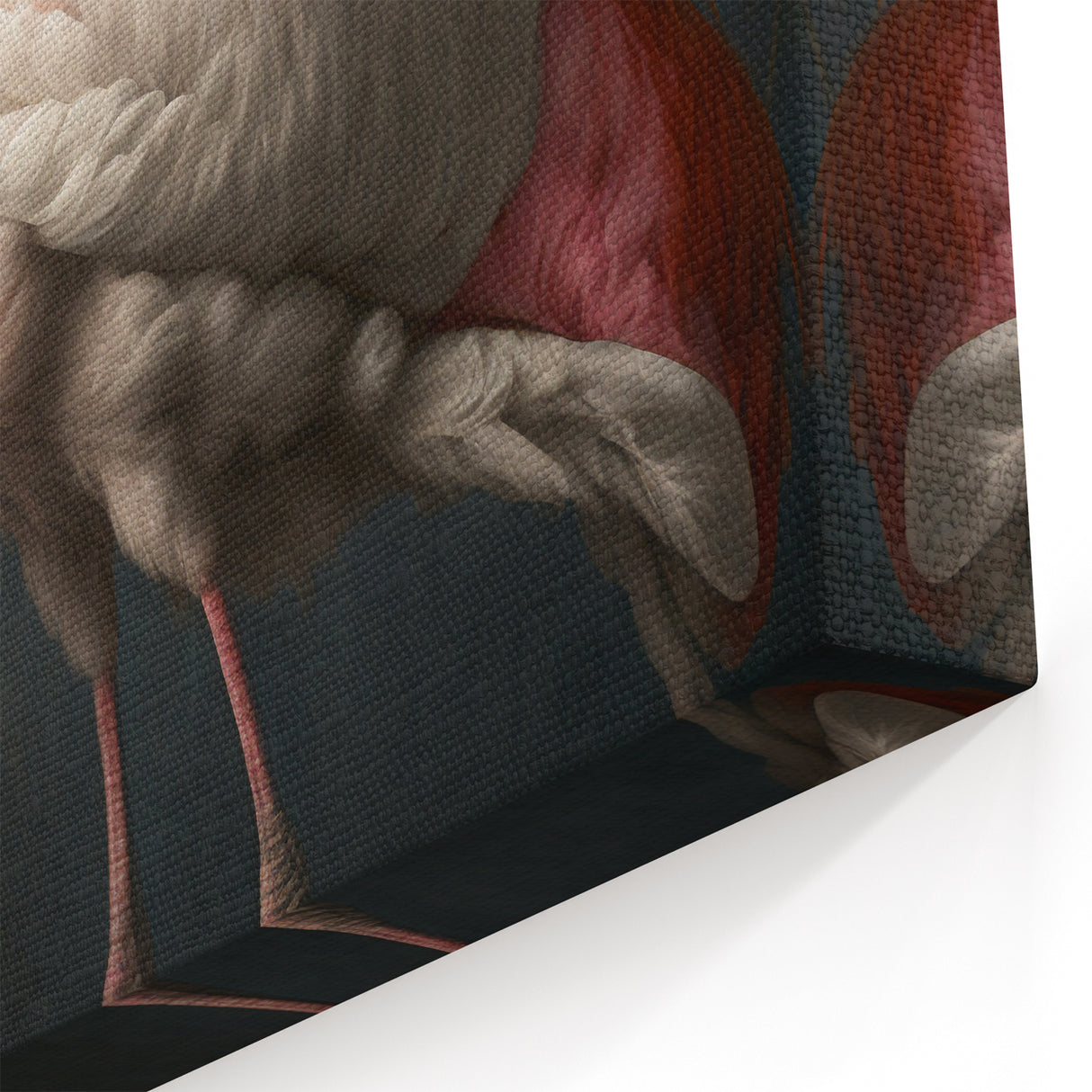 Graceful Flamingo Wildlife Painting - Animal Canvas Wall Art for Home