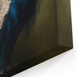 Majestic Peacock Wildlife Painting - Animal Canvas Wall Art for Home Decor