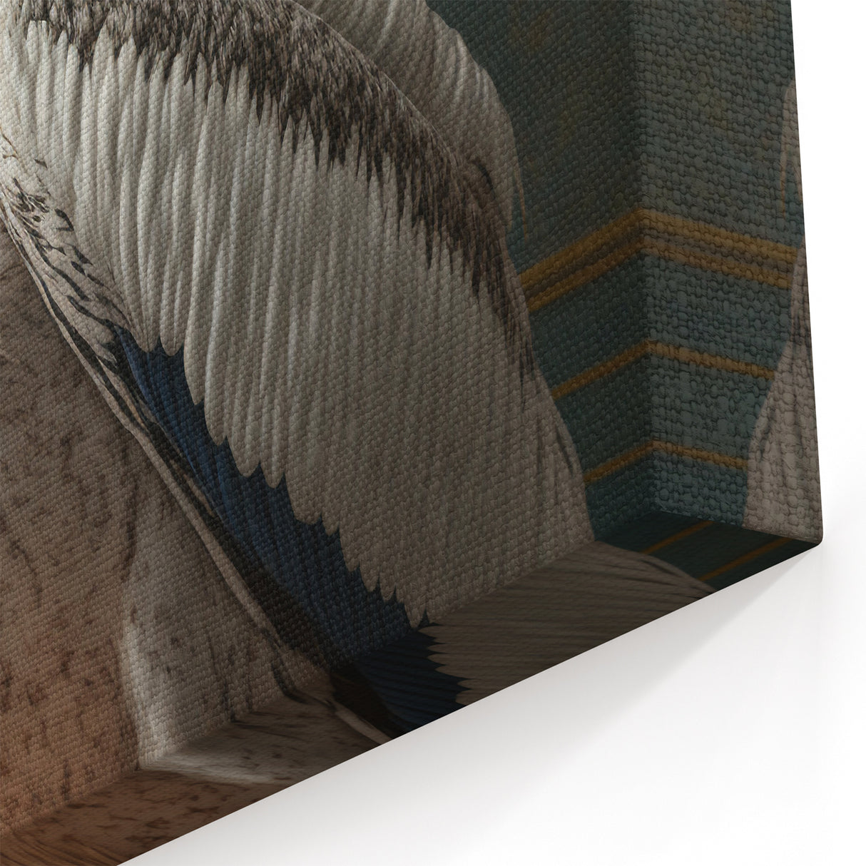 Regal Pelican Wildlife Painting - Animal Canvas Wall Art for Home Decor